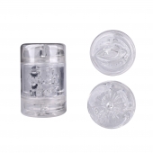 Прозрачный двусторонний мастурбатор Joy Cup - анус и рот - Erokay - в Орле купить с доставкой