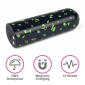 Мини-вибратор Rechargeable Glow-in-the-dark Music Massager - 8,5 см. - Lovetoy