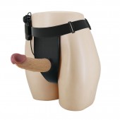 Полый вибрострапон на регулируемых трусиках Draven - 17,5 см. - Baile - купить с доставкой в Орле