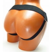 Трусики для страпона коричневого цвета - БДСМ Арсенал - купить с доставкой в Орле