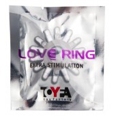 Прозрачное гелевое эрекционное кольцо с шипиками - Toyfa Basic - в Орле купить с доставкой