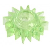 Зеленое эрекционное кольцо-солнце - Toyfa Basic - в Орле купить с доставкой
