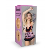 Двусторонний мастурбатор Misha Maver - 22 см. - ФлешНаш - в Орле купить с доставкой