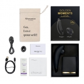 Набор для пар Golden Moments: Womanizer Premium 2 и We-Vibe Chorus - Womanizer купить в Орле с доставкой в Orgasmix.ru Набор для пар Golden Moments: Womanizer Premium 2 и We-Vibe Chorus - Womanizer