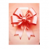 Пакет с принтом в виде банта с вырубной ручкой (30х40 см) - Сима-Ленд - купить с доставкой в Орле