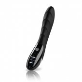 Вибратор с электростимуляцией Sizzling Simon Black Edition - 27 см. - MyStim - купить с доставкой в Орле