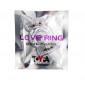 Прозрачное виброкольцо с двумя вибропульками - Toyfa Basic - в Орле купить с доставкой