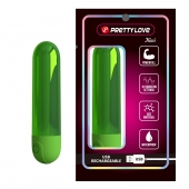 Зеленая перезаряжаемая вибропуля Kiwi - Baile купить в Орле с доставкой в Orgasmix.ru Зеленая перезаряжаемая вибропуля Kiwi - Baile