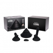 Конусный вибромассажер Cowgirl Cone с 2 насадками - CowGirl - купить с доставкой в Орле