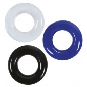 Набор из 3 эрекционных колец без рельефа - Boys of Toys - в Орле купить с доставкой