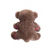 Бондажный набор: бурый мишка с розовыми оковами и наручниками - Pecado - купить с доставкой в Орле