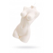 Белая интерьерная свеча в форме женского торса - 850 гр. - Pecado - купить с доставкой в Орле