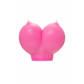 Розовая свеча «Сиськи» - 150 гр. - Pecado - купить с доставкой в Орле