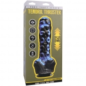 Черно-синяя мини-машина на присоске Tendril Thruster - 21,6 см. - Doc Johnson - купить с доставкой в Орле