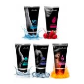 Набор из 5 лубрикантов JUJU (увлажняющий, Hot+, Long, Anal, малина) - JuJu - купить с доставкой в Орле Набор из 5 лубрикантов JUJU (увлажняющий, Hot+, Long, Anal, малина) - JuJu - купить с доставкой в Орле