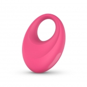 Розовое интерактивное эрекционное виброкольцо Leo - Easy toys - в Орле купить с доставкой