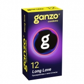 Презервативы с анестетиком для продления удовольствия Ganzo Long Love - 12 шт. - Ganzo - купить с доставкой в Орле