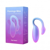 Голубой вибратор Flamingo Max - Magic Motion в Орле Голубой вибратор Flamingo Max - Magic Motion