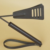 Черный кожаный стек «Сириус» - 60 см. - Sitabella - купить с доставкой в Орле