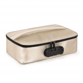 Золотистая сумочка для хранения игрушек Discreet Box - Dorcel - купить с доставкой в Орле
