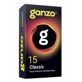 Классические презервативы с обильной смазкой Ganzo Classic - 15 шт. - Ganzo - купить с доставкой в Орле