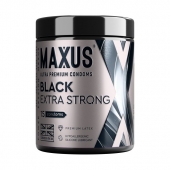 Черные утолщенные презервативы MAXUS Extra Strong с железным кейсом - 15 шт. - Maxus - купить с доставкой в Орле