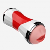 Двусторонний мастурбатор в колбе Power Grip Cup - вагина и ротик - Boys of Toys - в Орле купить с доставкой Двусторонний мастурбатор в колбе Power Grip Cup - вагина и ротик - Boys of Toys - в Орле купить с доставкой