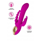 Лиловый тройной вибратор Trinny - 21,5 см. - A-toys купить в Орле с доставкой в Orgasmix.ru Лиловый тройной вибратор Trinny - 21,5 см. - A-toys