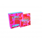 Презервативы с разогревающим эффектом Expert Hot Love - 3 шт. - Expert - купить с доставкой в Орле