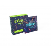 Светящиеся в темноте презервативы Expert Neon - 3 шт. - Expert - купить с доставкой в Орле