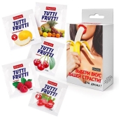 Набор из 5 саше съедобных смазок Tutti-Frutti - Биоритм - купить с доставкой в Орле Набор из 5 саше съедобных смазок Tutti-Frutti - Биоритм - купить с доставкой в Орле