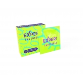 Ультратонкие презервативы Expert Invisible - 3 шт. - Expert - купить с доставкой в Орле