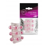 Прозрачная сквозная насадка на пенис с цветными шариками - Erowoman-Eroman - в Орле купить с доставкой