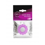 Лиловое эрекционное кольцо с 2 рядами стимулирующих шариков - Erowoman-Eroman - в Орле купить с доставкой