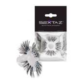 Эластичное эрекционное кольцо с черными «ресничками» - Sextaz - в Орле купить с доставкой