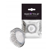 Эластичное эрекционное кольцо с длинными черными «ресничками» - Sextaz - в Орле купить с доставкой