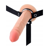 Мужской полый страпон на регулируемых ремнях - 18,5 см. - Sex Expert - купить с доставкой в Орле