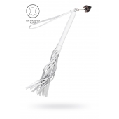 Белая кожаная плеть - 50 см. - Pecado - купить с доставкой в Орле