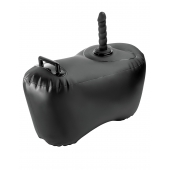 Черное надувное кресло с платформой для фиксации дилдо Body Dock Inflatable Love Seat - Pipedream - купить с доставкой в Орле