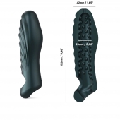 Серая силиконовая насадка на пенис с подхватом Manwan Ryzer - Manwan - в Орле купить с доставкой