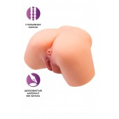 Телесный реалистичный мастурбатор-полуторс с 2 любовными входами - No Name - в Орле купить с доставкой