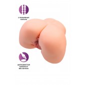 Телесный мастурбатор в форме попки с 2 любовными входами - No Name - в Орле купить с доставкой