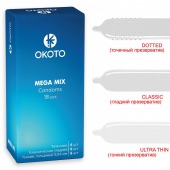Презервативы OKOTO Mega Mix - 18 шт. - Sitabella - купить с доставкой в Орле