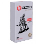 Точечные презервативы OKOTO Dotted - 12 шт. - Sitabella - купить с доставкой в Орле