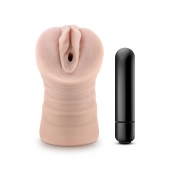 Телесный мастурбатор-вагина Ayumi с вибрацией - Blush Novelties - в Орле купить с доставкой