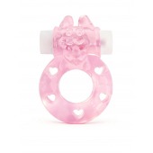 Розовое эрекционное виброкольцо в форме зайчика - 1137 - в Орле купить с доставкой