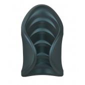 Серый сквозной мастурбатор с вибрацией Manwan Starter - Manwan - в Орле купить с доставкой