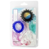 Набор из 3 эрекционных колец разного цвета и рельефа - Boys of Toys - в Орле купить с доставкой