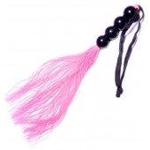 Розовая силиконовая плеть - 35,5 см. - Boys of Toys - купить с доставкой в Орле