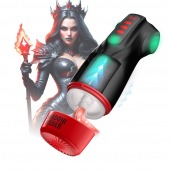 Интерактивный мастурбатор Raven с вакуумом, вибрацией и подсветкой - Shots Media BV - в Орле купить с доставкой